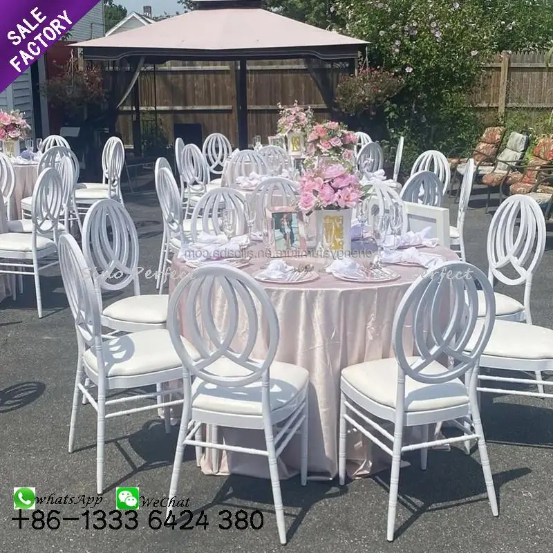 Manufacture Custom Color Cheap Price Event Banquet Party Furniture Plastic Resin Dining Wedding Chair
