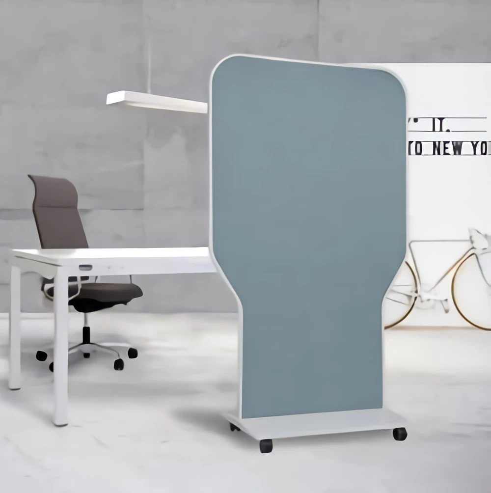 Eco-friendly Movable Partition Polyester Acoustic Furniture Sound Blocking Panels Office Acoustic Divider