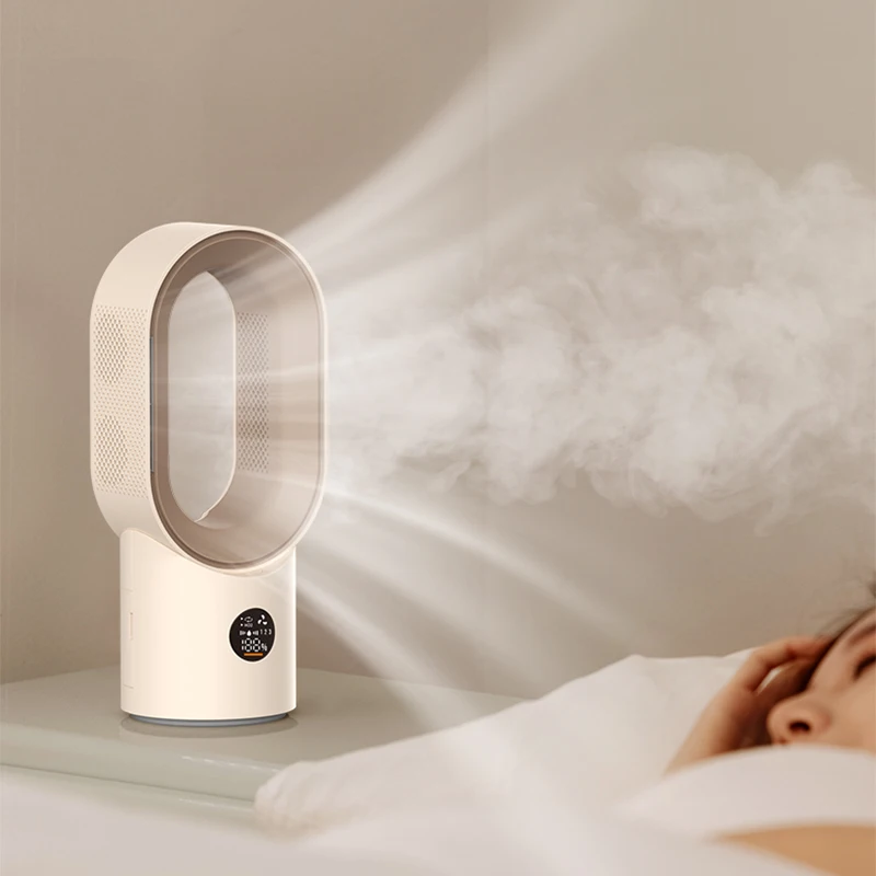 3 in 1 Household Upgrade Bladeless Fan table smart home purifier vertical air cooling baby safety fan air conditioner fan