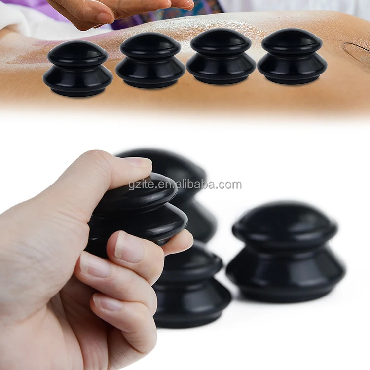 Hot sale massage suction cups artifact massage tools medical grade silicone dual cupping body face massage cupping set