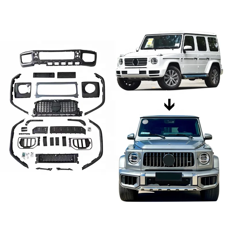 New Arrival W464 upgrade to W465 G63 body kit W463A G500 G550 G63 facelift car bumpers car accessories auto parts