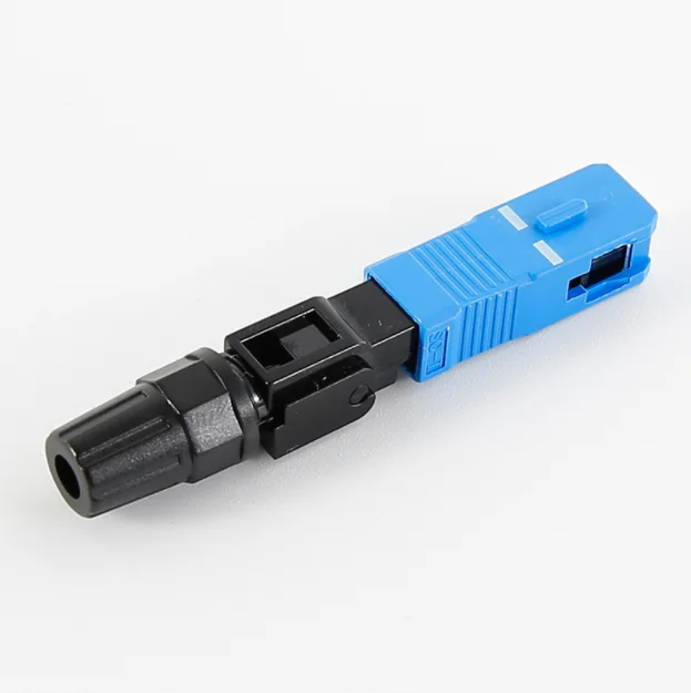 SC/UPC SC/APC Fiber fast connector FTTH Embedded 2.0 x 3.0 leather cable cold connector Cold connector