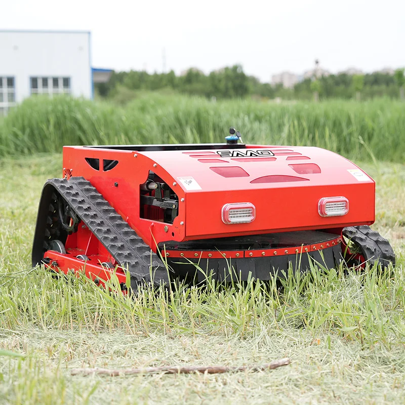 Newly Design Remote Control Multi Purpose Multi-functional Gasoline wheel Crawler Lawn Mower