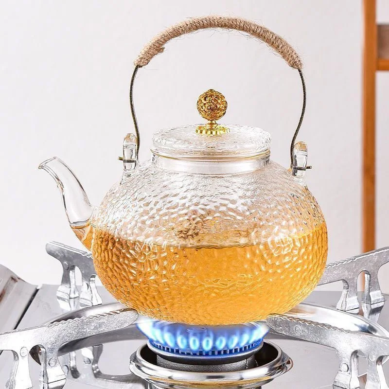 Eco-friendly Gift Set Wholesale Hot sale High Temperature Resistance High Borosilicate Glass Teapot Set With Filter