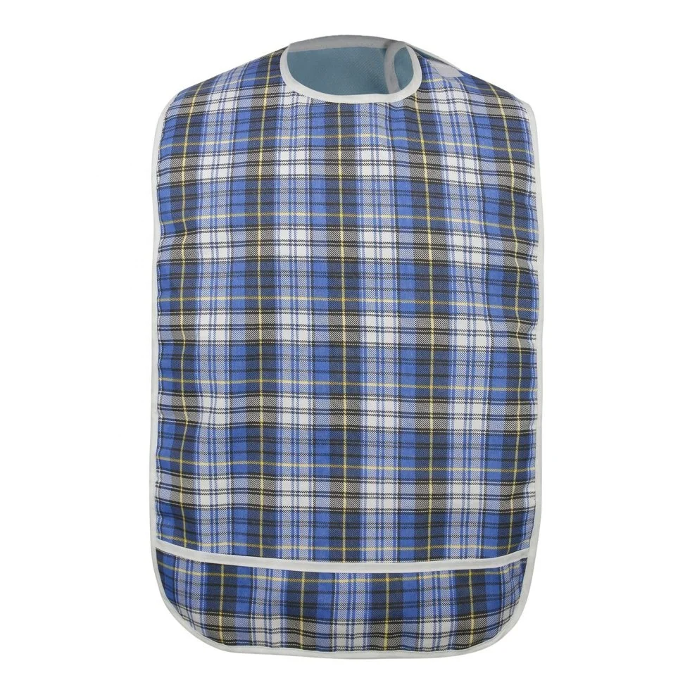 Washable Adult Bibs Large Reusable Clothing Protector Adult Eating Bib Waterproof Machine Washable Adult Bibs