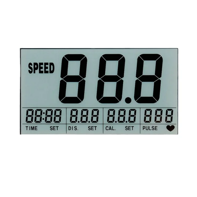 Monochrome Lcd Segment Display Positive Segment Lcd Display Custom TN HTN Lcd Module for Treadmill
