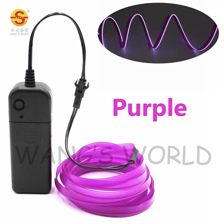 1M 3M 5M EL Wire Interior Car LED Strip Light DIY Design Glowing Neon Lights for Cars