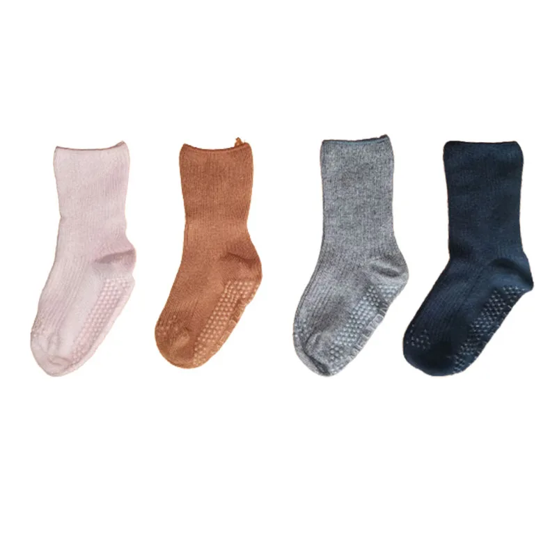 Wholesales Vivid Color Autumn And Winter Warm Children Socks Kids Sports Floor Anti-slip Baby Socks