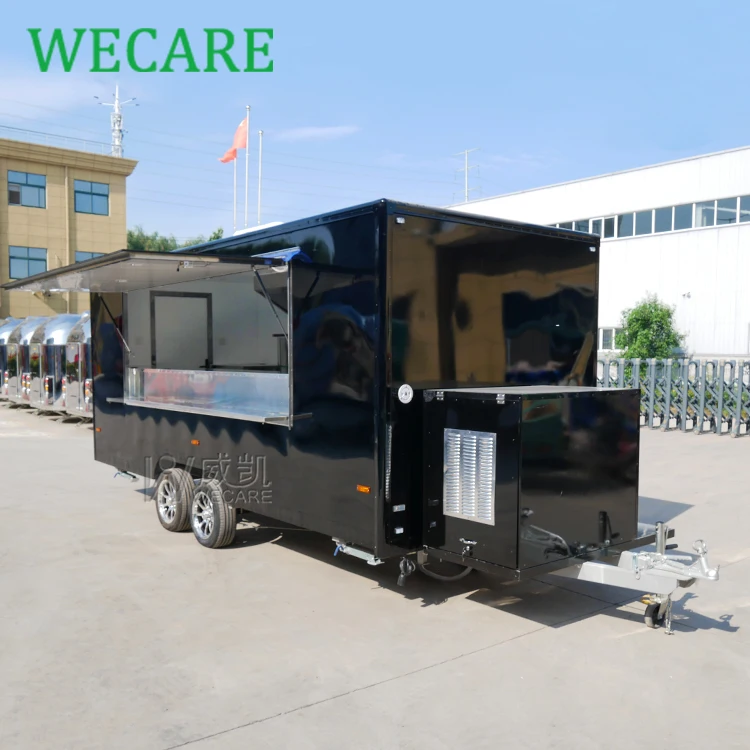 Wecare mobile kitchen pizza foodtruck bar beer food truck catering food concession trailers fully equipped
