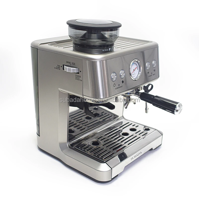 Commercial Automatic Italy Espresso Machine 15 Bar Professional Electric Coffee Maker Machine With Milk Frother For Latte cafe