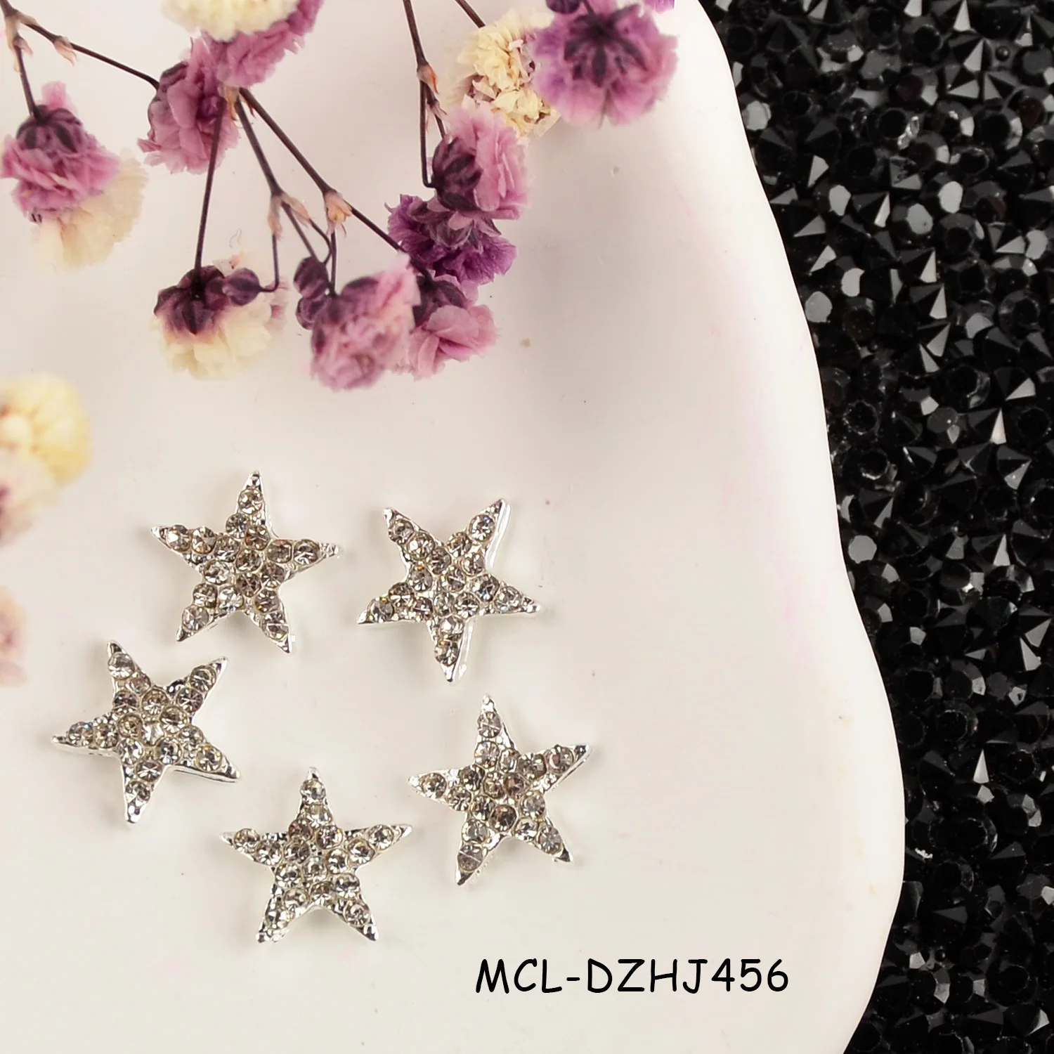 Star Shaped Nail  Charms  Designs Nail Art Flatback Rhinestone For Cute Nail  3D DIY Supplies