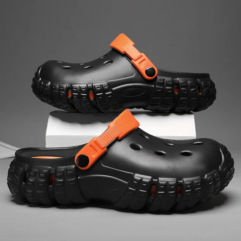 2024 New Style crocks Women Beach Foam Runner Outdoor clogs men Slides Sandals For Men