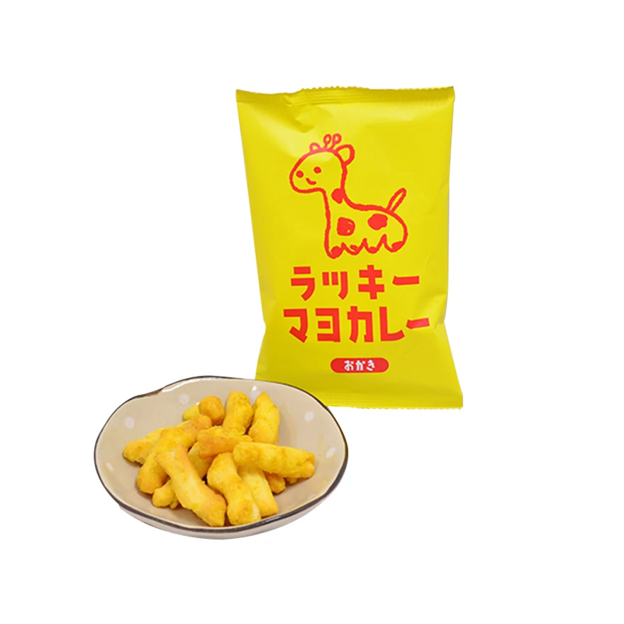 Food grain crate snacks Japanese food snack crispy rice crackers