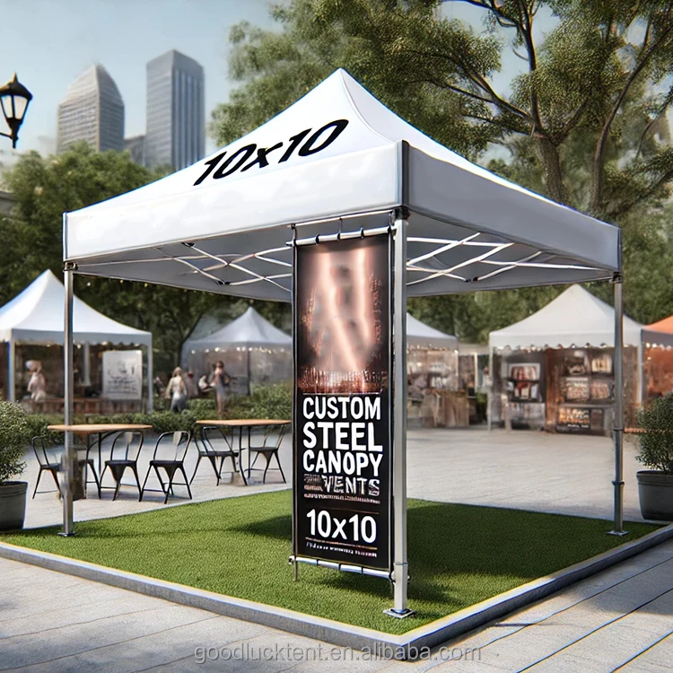AI Designer 10x10 canopy tent custom Waterproof Canopy tent 3x3 Folding canopy 10x10 EZup tent with PVC coating sidewalls