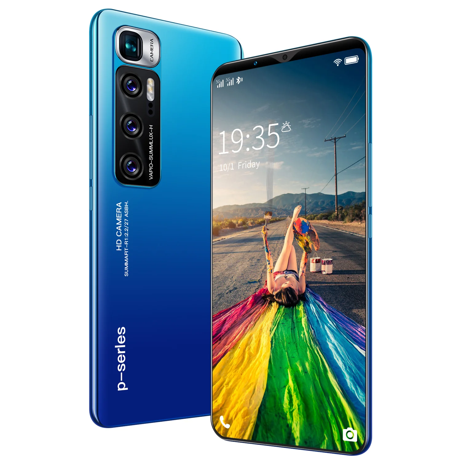 New Arrival China Hot Sales Mobile Phone P48 Plus 5.8 Inch Screen Smart Phone Wifi Android System Telephone