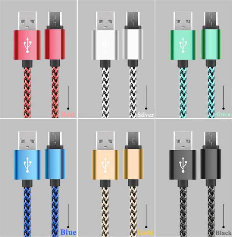 Высококачественный USB-кабель в нейлоновой оплетке для Iphone Ipad 3 фута USB-зарядное устройство передачи данных Apple IphoneX 8plus 8 7