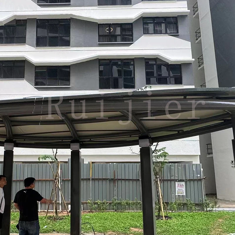 Steel Frame Metal Structure Pre-Engineered Building Metal Shed Parking Lot Carport Canopy