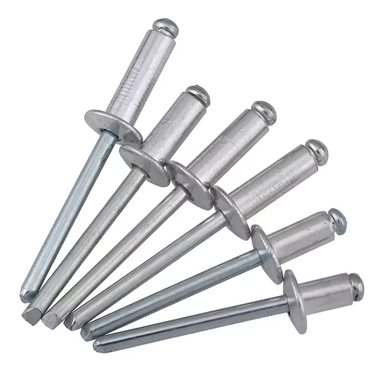 High quality custom 304 stainless steel open type end blind rivets flat head rivet