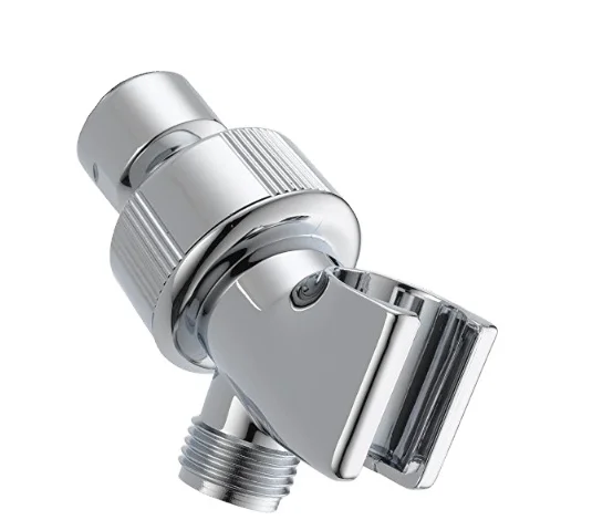 Electroplated non perforated shower stand base adjustable hand shower head fixing stand shower head wall stand