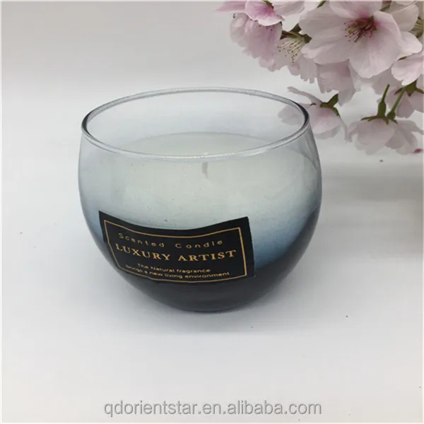 Private Label Paraffin Wax Scents Candle Aromatherapy Candles Glass Jar Candle With Fragrance