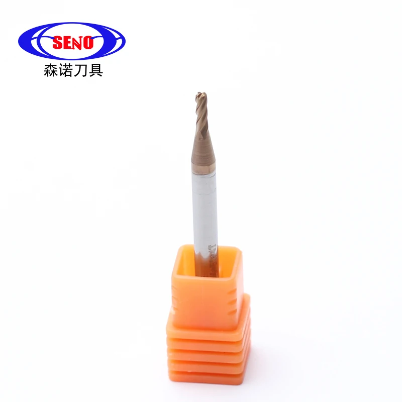 Hrc55 Lathe Tools Gear Cutting 10Mm Indexable Down Cut Rounding Corner Radius End Mill