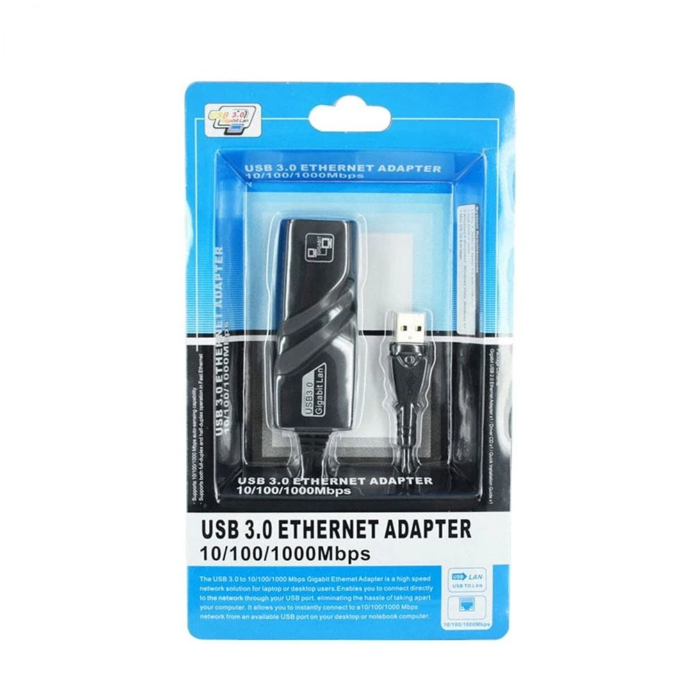 USB 3 0 до 10/100/1000 Мбит/с Gigabit Ethernet RJ-45 LAN сетевой адаптер для