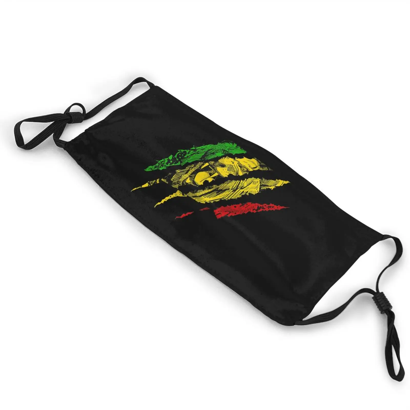 
Funny Warrior Lion Of Judah King Rasta Reggae Jamaica Roots Cool Kids Men Women facemask Cotton Strap Cloth Kids Brush Cartoon 
