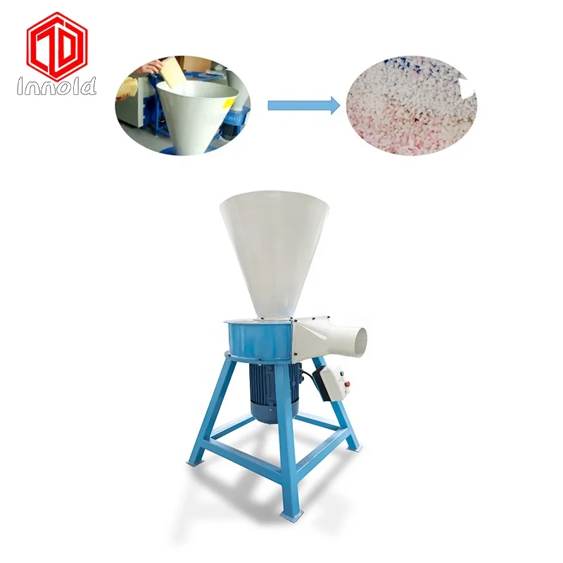 Plastic Shredder Grinder  Bumper Plastic Crusher Dual Low Noise Slow Plastic Crusher 4KW