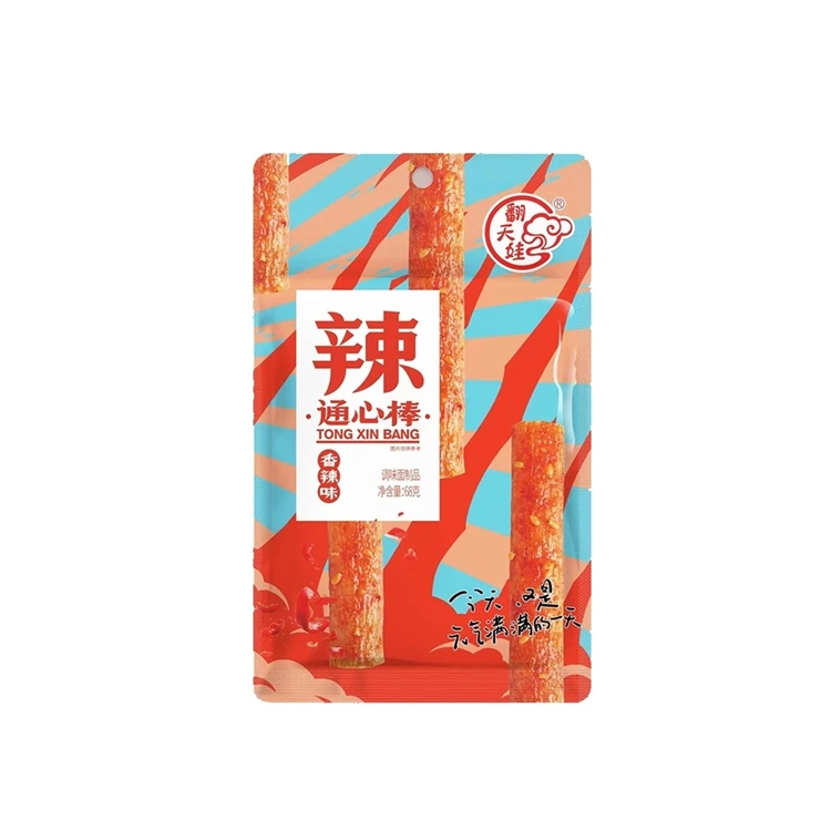 Wholesale High Quality Healthy and Delicious Latiao Macaroni Stick with Spicy Flavor 68g