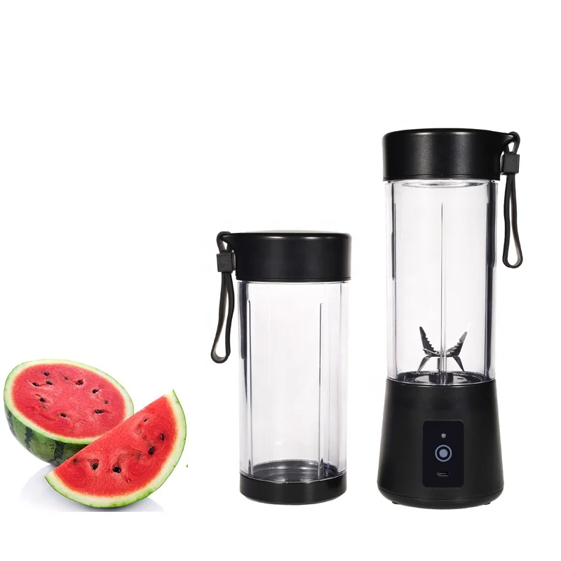 First Piece Special Price 400ML+380ML portable hand press manual juicer 3.7v 150w beauty blender food processor personal bottle