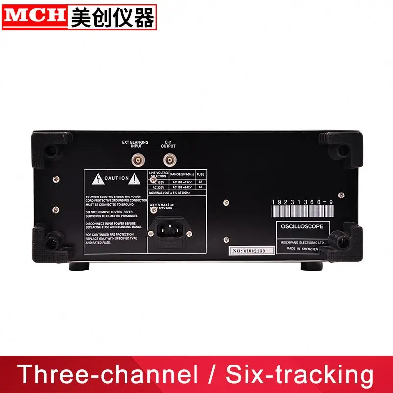 
analog Oscilloscopes MCH V-5060D 60MHz Oscilloscope is used in all kinds of Electronic Products Testing 3 Channel 6 Tracing 