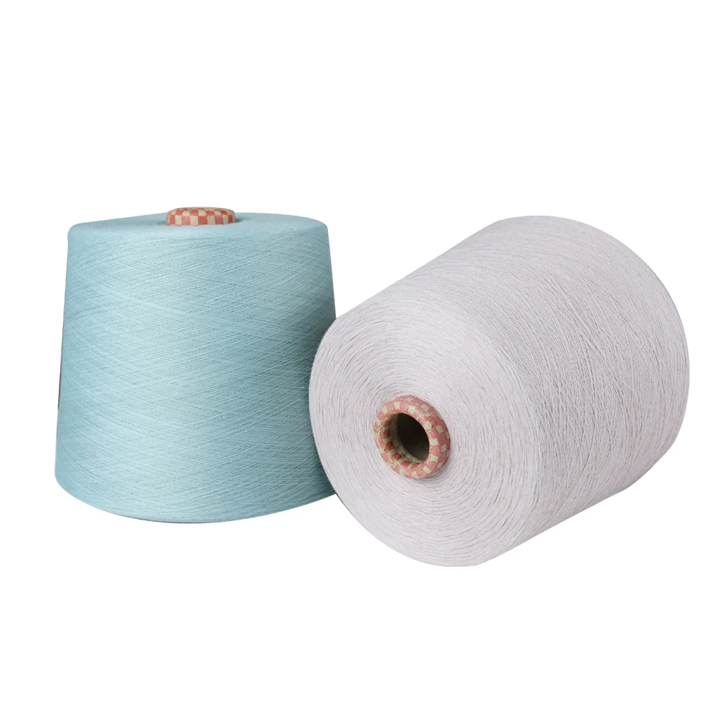 28NE/2 50% Viscose 30% Polyester 20% Nylon Core Spun Yarn Crochet Knitting Fancy Melange