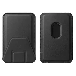 Custom PU Leather Phone Magnetic Card Holder Wallet For iphone 12