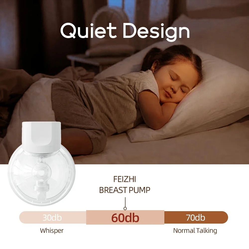 REMI factory high quality electric breast pump wearable wireless portable bpa free silicone hands free baby milk feeding strong