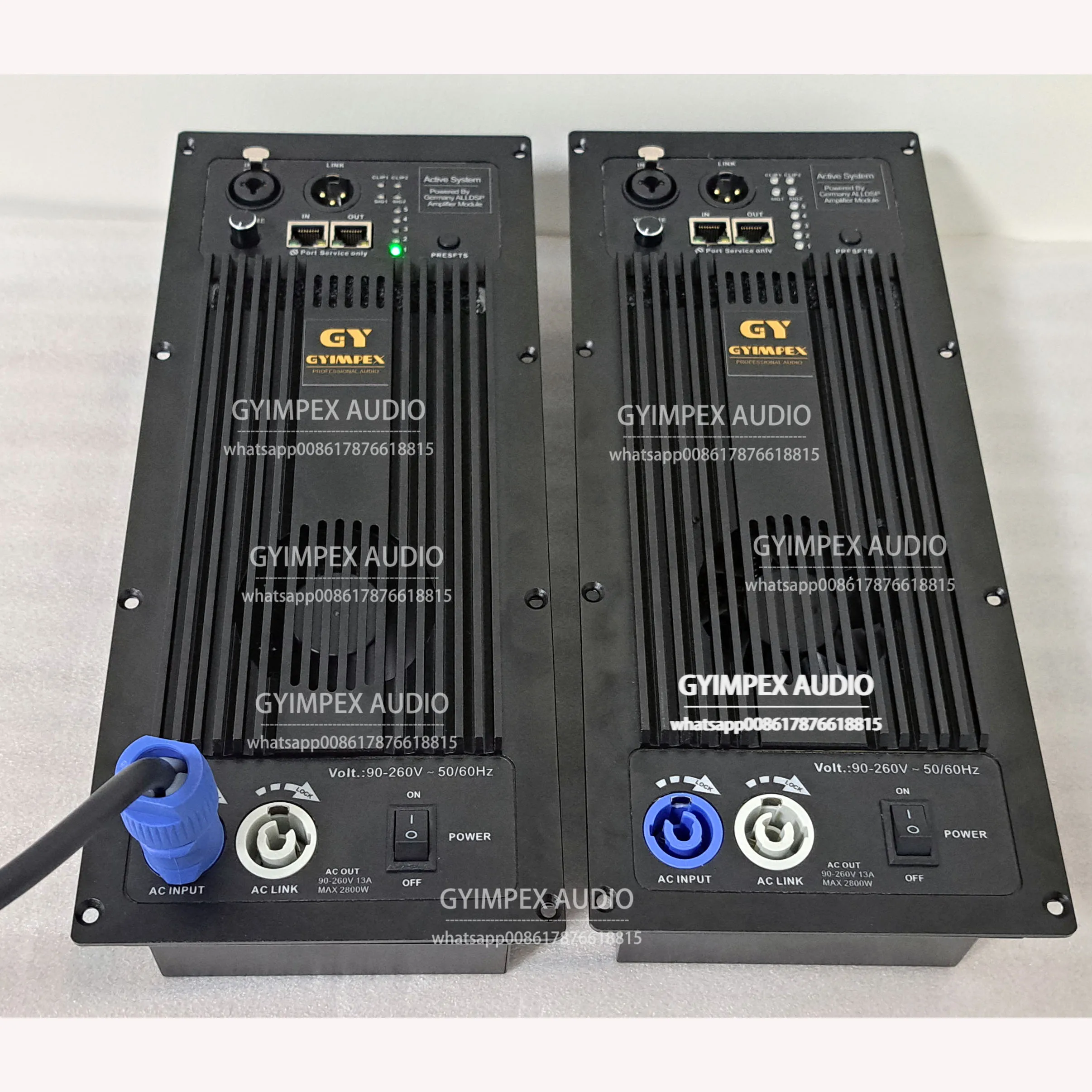DSP FIR 800w+300w high Power Digital Power Amplifiers Modules DSP Amplifier Module with Germany FIR amplifier plate