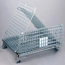 demountable folding Industrial customized transporting Wire Baskets