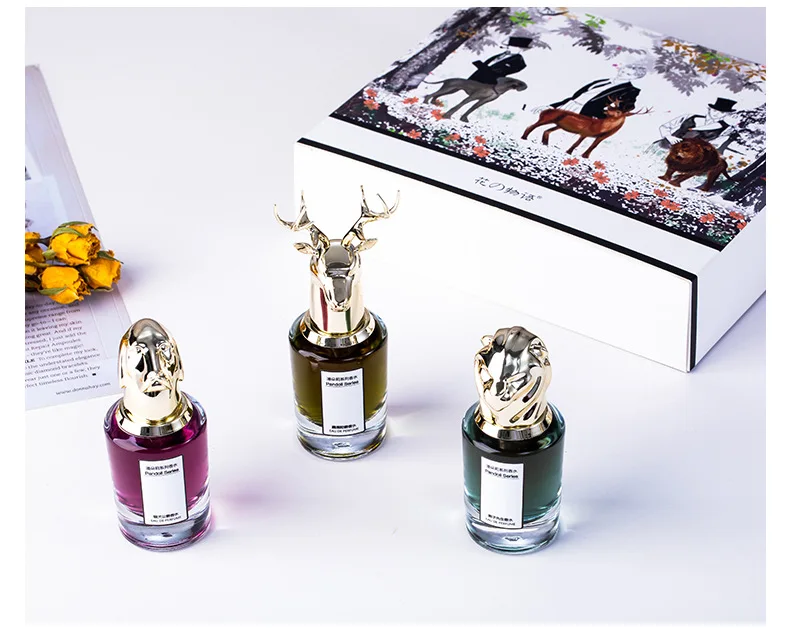 High Quality Fashion Personality Creative Unisex Perfume Lasting Aromatic Quality Perfume Ladies Luxury Custom Perfume Set