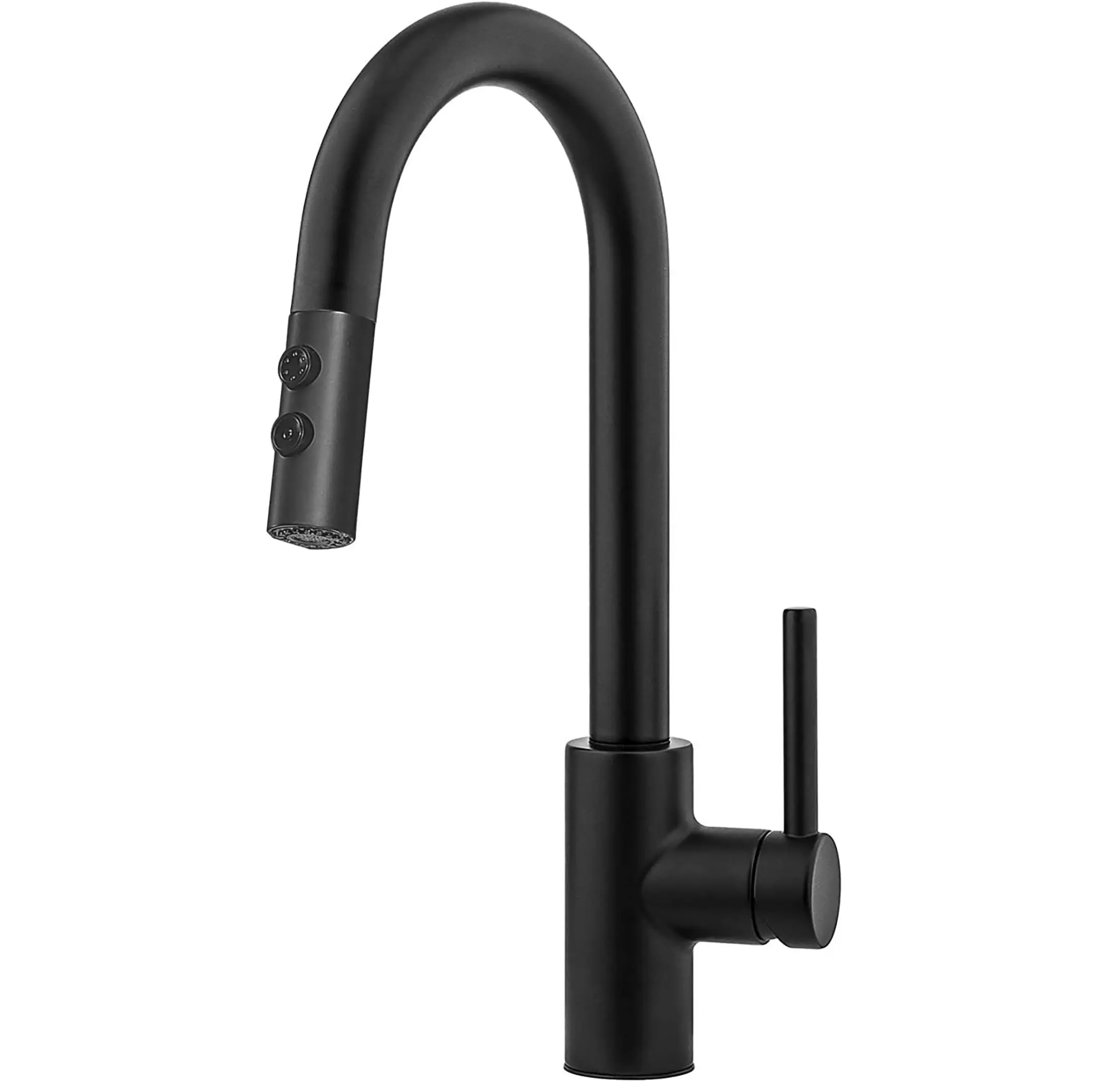 Easy Installation Single Handle Kitchen Mixer Faucet Cold And Hot Water Mixer Black Kitchen Faucets