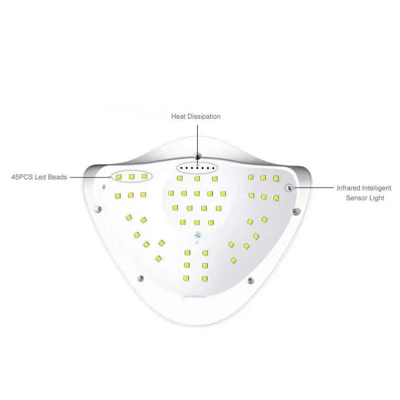 Hot Seller 120W Gel Nails Drying Lamp Nail Curing Lamp Dryer UV LED Nail Lamp