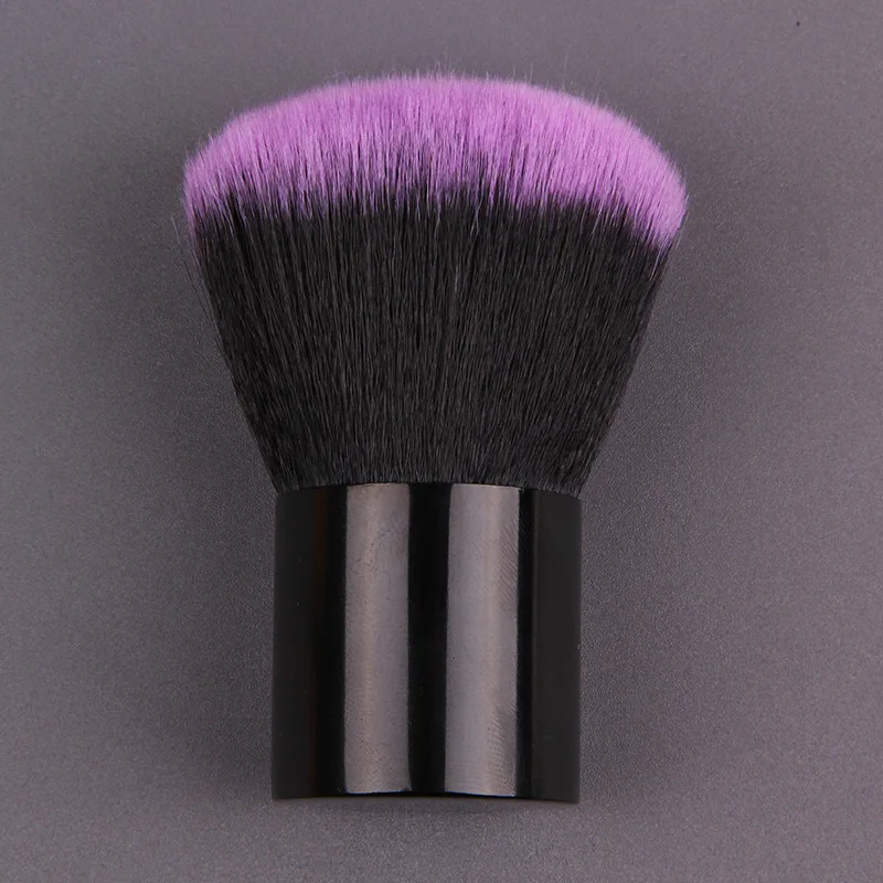 1pc Single Large Powder Blush Kabuki Makeup Brush Big Powder Brush With Bag