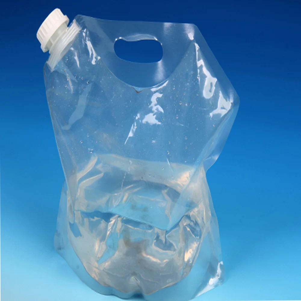 500g doypack plastic clear window stand up pout bag for food juice water sea bath salt spout packing bag