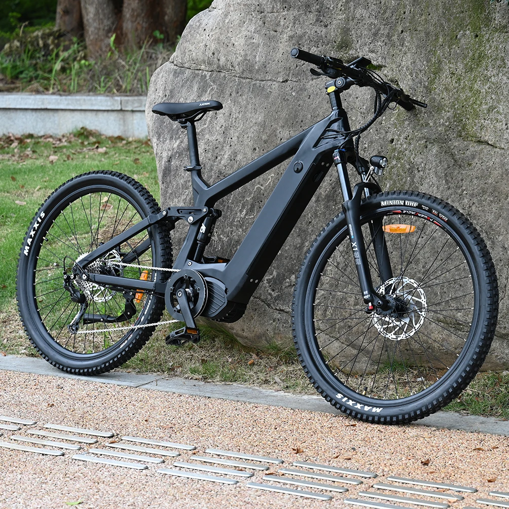 Carbon Fiber  750w 1000w 1200w mid drive electric bike 29  48v 15Ah 17.5Ah  Electric Bicycle