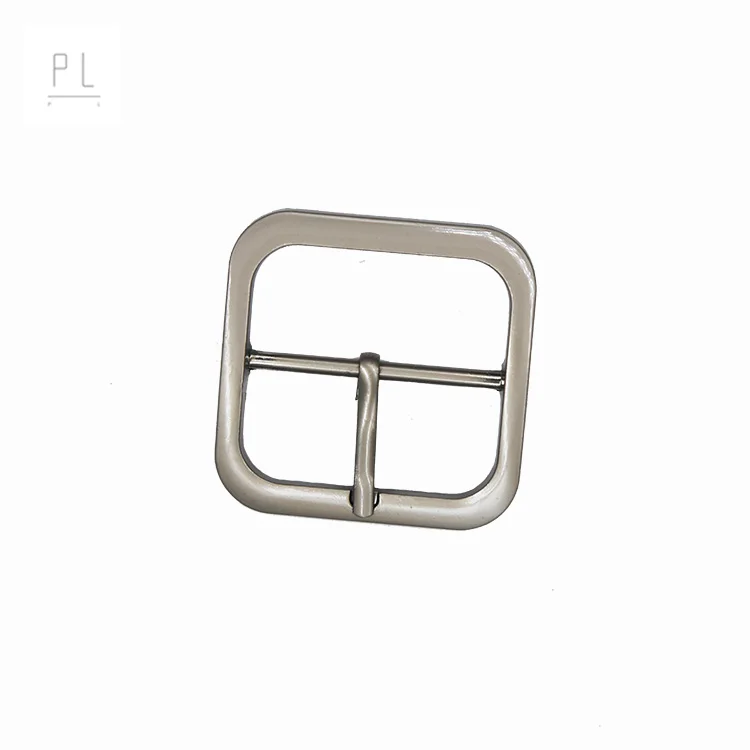 Manufacturer wholesale silver square fashion alloy metal belt buckle