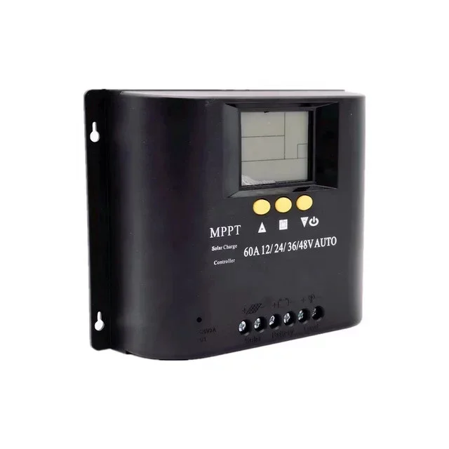 Solvo 60A-12V/24V/36V/48V авто. PWM контроллер солнечного заряда Регулятор ЖК-дисплей с Заводской ценой для солнечной системы