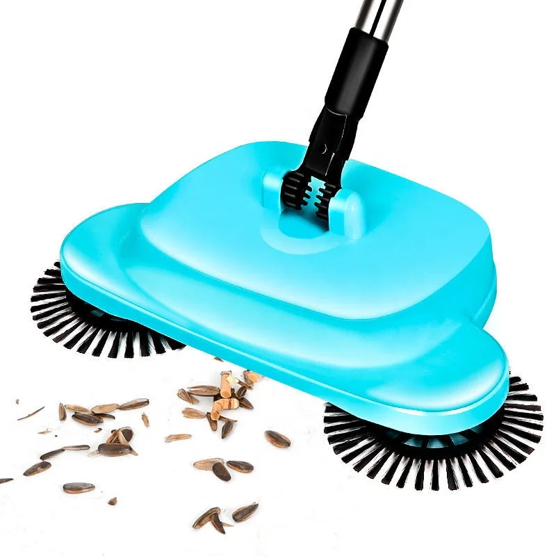 Worldwide 1 piece Drop shipping 2 in 1 Dustpan Plastic Broom Set Dust Pan with Handle Cleaning Brush Broom Floor Sweep