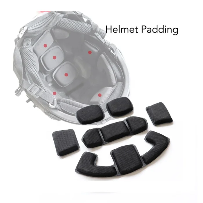 Adhesive Removable Adjustable Outdoor Helmet Pads Internal Foam Protective Cushion Accessories Motorcycle Helmet Liners