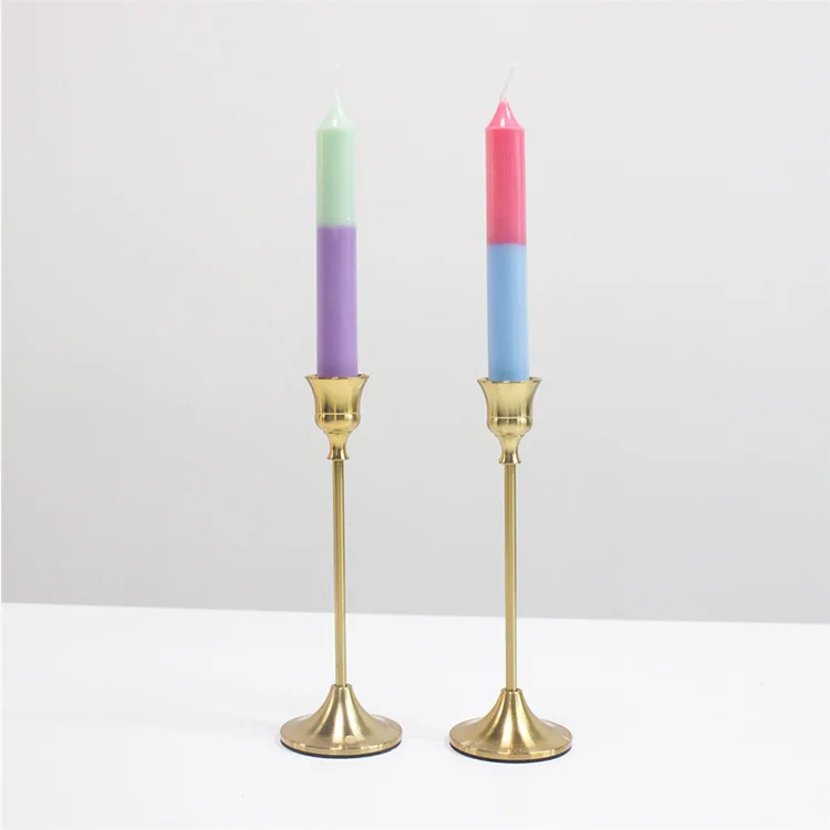 Free Sample Policy Multicolor Dipped Glitter Candles painted stick candle