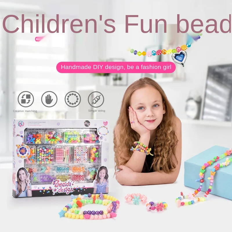 Детские браслеты для самостоятельного изготовления, креативная веревка для рук, игрушки для девочек, бисерные украшения, развивающие игрушки