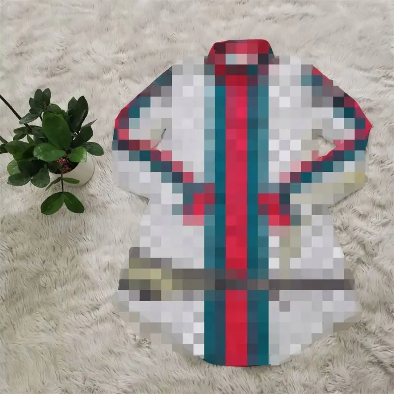 New arrival Lady Printed Loose Ladies Shirt Dress Long Sleeve Women Clothing Lady Fashion Dress designer womens clothing