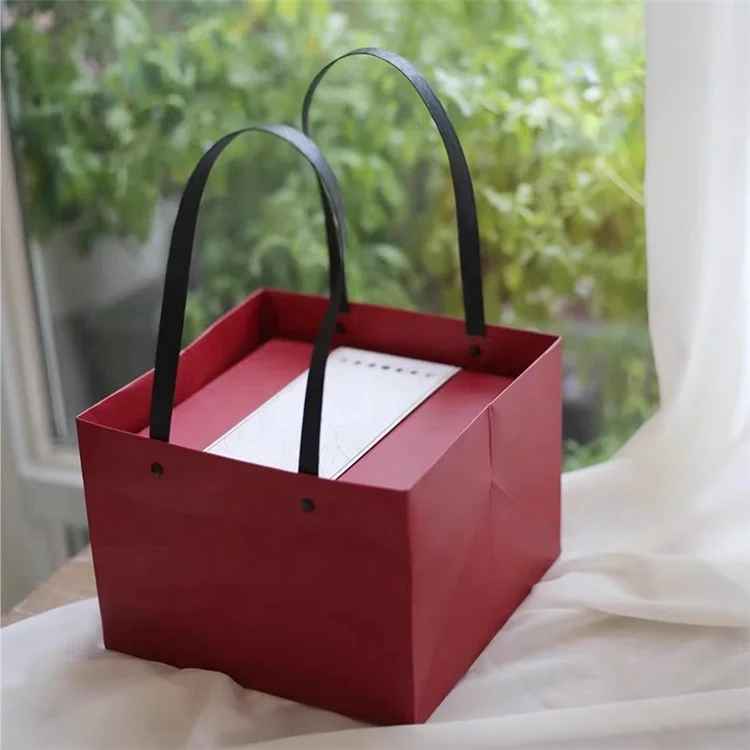 Chinese New Year Mid-Autumn Moon Cake Packaging Box Retro Chinese Red And Gold Creative Three-Dimensional Floral Gift Boxes